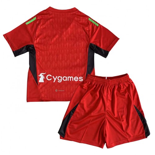 Maillot de foot Juventus Gardien de but Troisième enfant 2023-24 Manches Courte (+ pantalon court)